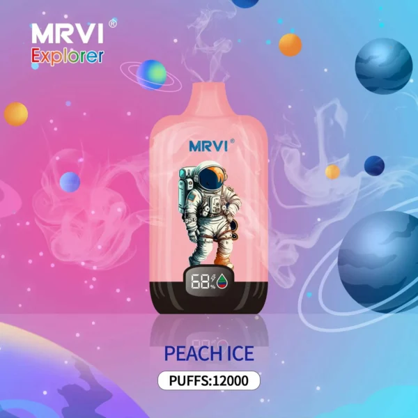 MRVI Explorer 12000 Puffs Цифровой экран 2% 3% 5% Перезаряжаемая одноразовая ручка для вейпов с низким содержанием никотина. Купить оптом - BackVape - 10