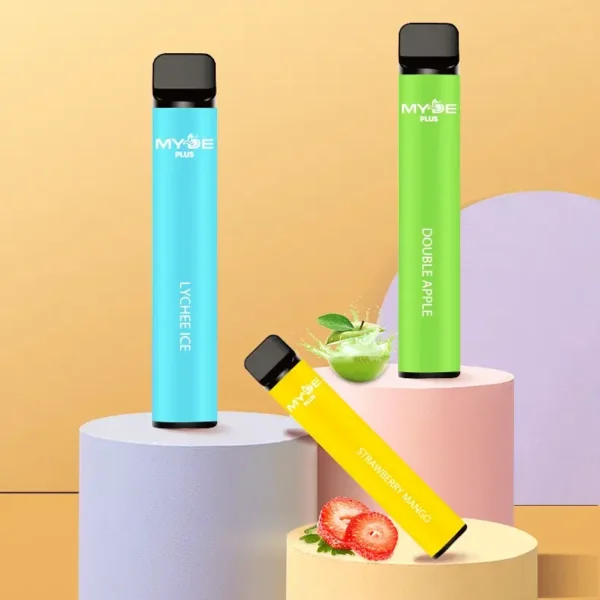 MYDE Plus 800 Puffs 0% 2% 5% Jednorázové vapky s nízkým obsahem nikotinu Pen Hromadně Koupit velkoobchod – BackVape – 1