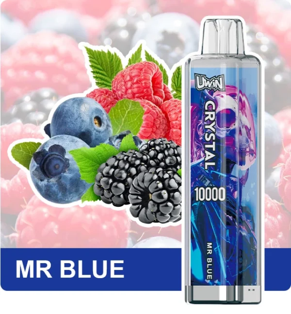 Uwin Crystal 10000 trekjes 0% 2% 3% 5% Oplaadbare wegwerpvapes-pen met laag nicotinegehalte in bulk Koop groothandel - BackVape - 3