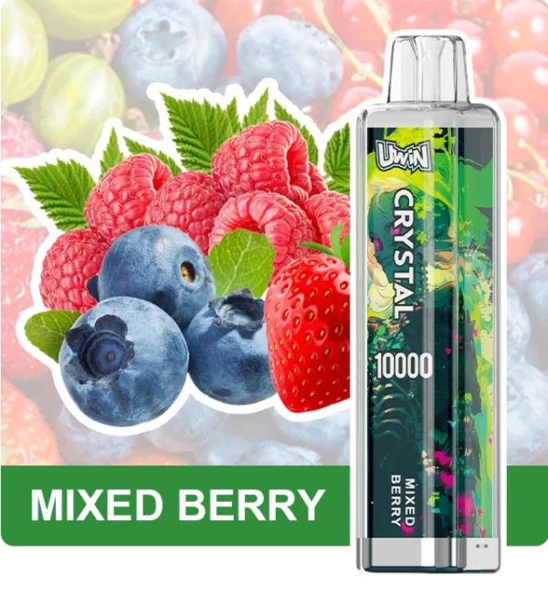 Uwin Crystal 10000 trekjes 0% 2% 3% 5% Oplaadbare wegwerpvapes-pen met laag nicotinegehalte in bulk Koop groothandel - BackVape - 16