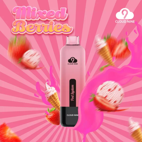 CLOUD NINE Q24 12000 Puffs Remplaçable 5% Stylo à vape jetable rechargeable à faible teneur en nicotine Acheter en gros - BackVape - 9
